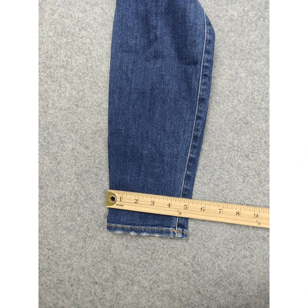 Frame Le High Skinny Jeans Womens 32 Blue High‎ Rise Distressed Stretch 32x28.5